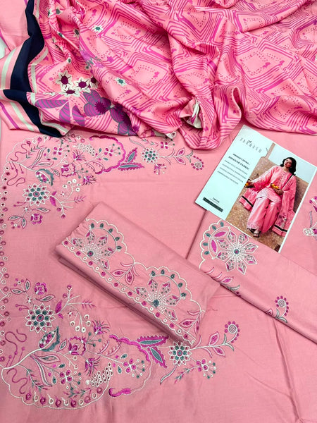 Dhanak 3PC – Heavy Embroidered Collection