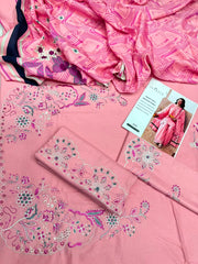 Dhanak 3PC – Heavy Embroidered Collection