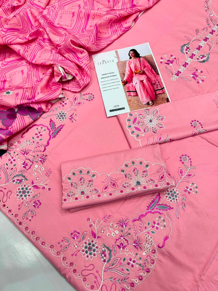 Dhanak 3PC – Heavy Embroidered Collection