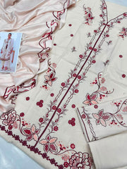 Dhanak 3PC – Heavy Embroidered Collection