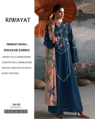 Dhanak 3PC – Heavy Embroidered Collection