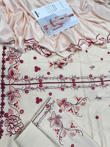 Dhanak 3PC – Heavy Embroidered Collection