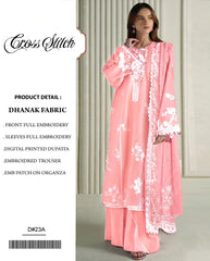 Dhanak 3PC – Heavy Embroidered Collection