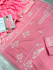 Dhanak 3PC – Heavy Embroidered Collection