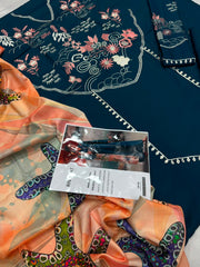 Dhanak 3PC – Heavy Embroidered Collection