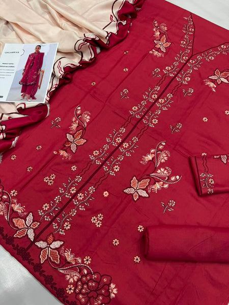 Dhanak 3PC – Heavy Embroidered Collection