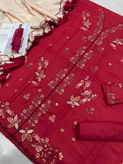 Dhanak 3PC – Heavy Embroidered Collection