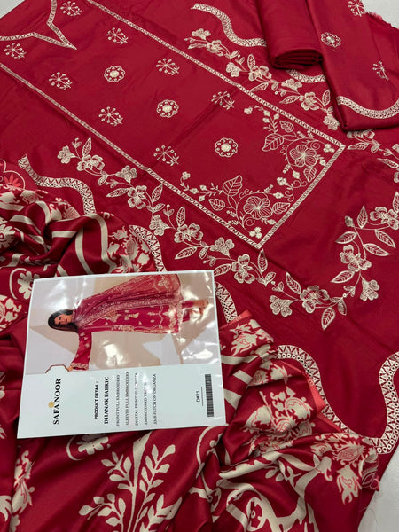 Dhanak 3PC – Heavy Embroidered Collection